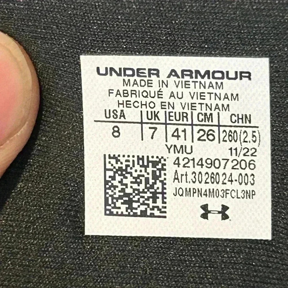 NEW Under Armour Ignite Pro Graphic Slide Sandal 3026024-003 Mens Size 8 - Picture 9 of 9